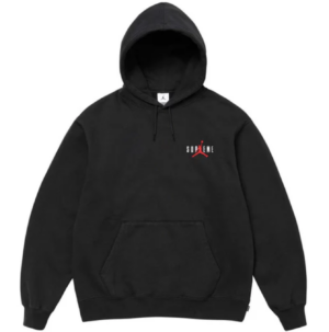 Supreme®/ Jordan® Hooded Sweatshirt Black